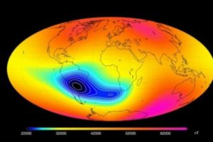 Lee más sobre el artículo Se debilitó el campo magnético de la Tierra que cubre parte de Sudamérica 😲
