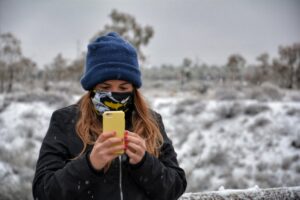 Lee más sobre el artículo VIDEO. La nieve se hizo presente en el Alto Valle