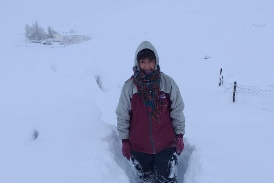 En este momento estás viendo Video: El trabajo de una agente sanitaria en la Región Sur con un metro de nieve ❄🚷