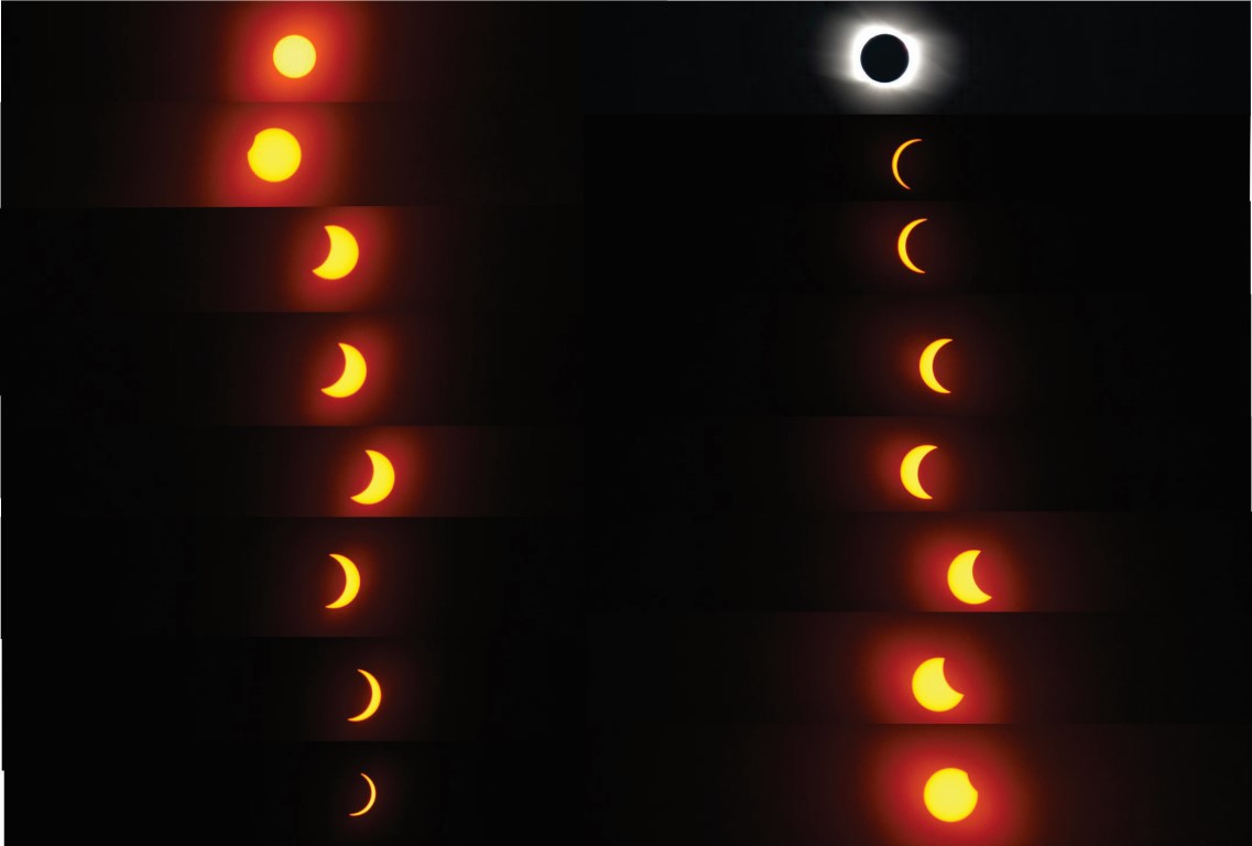 Lee más sobre el artículo Imágenes únicas del eclipse 🌕