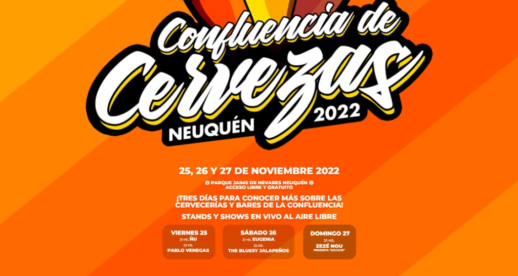 En este momento estás viendo Neuquén: comenzó el Festival Confluencia de Cervezas 2022