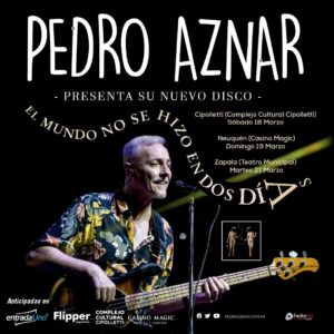 Lee más sobre el artículo Pedro Aznar presenta nuevo disco en la zona